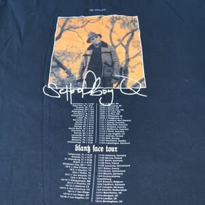 TDE Schoolboy Q Blank Face Tour T-shirt RARE Size XL